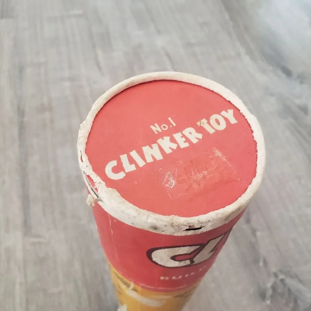 Clinker Toy vintage 1950s